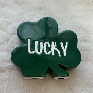 St. Patrick’s Day lucky ceramic decor
